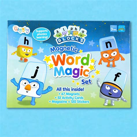 Unlocking Imagination with the Alphablocks Magnetic Word Magic Set
